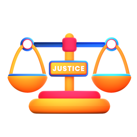 Échelle de justice  3D Icon