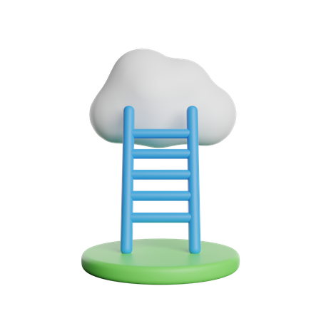 Échelle de nuages  3D Icon