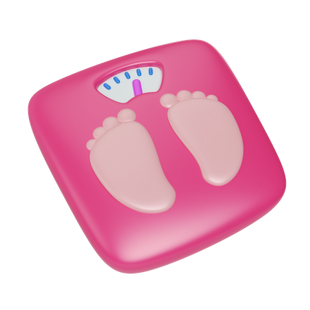 Échelle de poids corporel  3D Icon