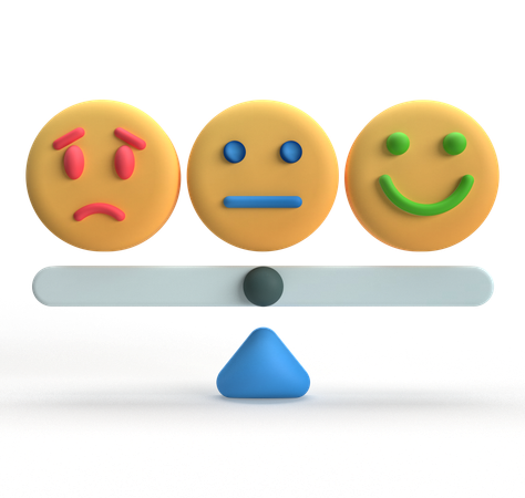 Échelle de satisfaction  3D Icon