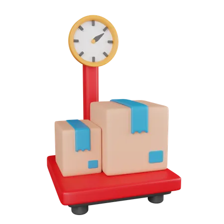 Échelle logistique  3D Icon