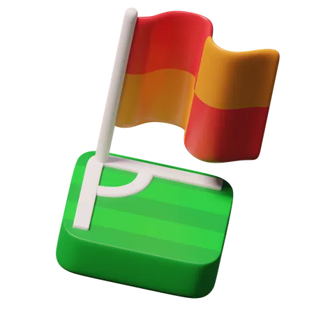 Eckstoß  3D Icon