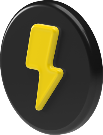 Éclair  3D Icon
