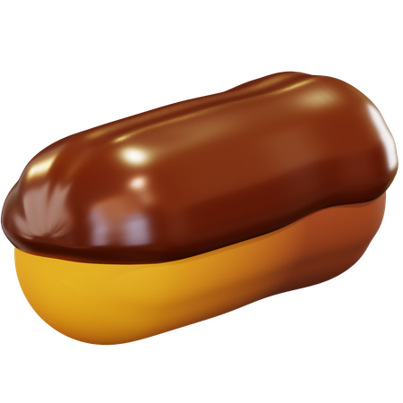 Chocolate éclair  3D Icon