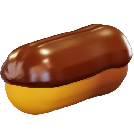 Chocolate éclair  3D Icon