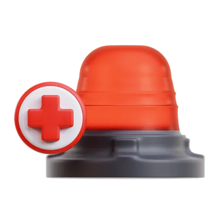 Lumière d'urgence  3D Icon