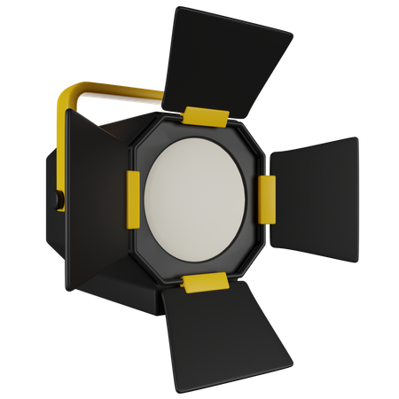 Éclairage de Fresnel  3D Icon