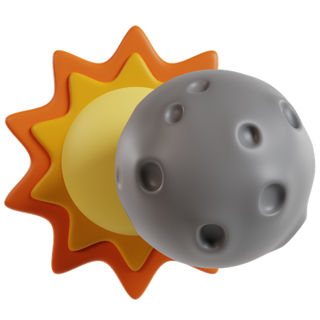 Éclipses de Soleil et de Lune  3D Icon