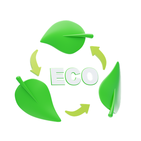 Eco  3D Icon