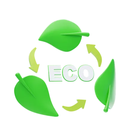 Eco  3D Icon