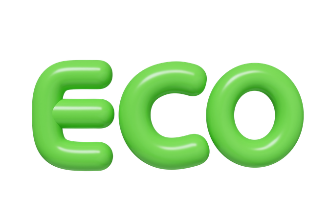 Ecológico  3D Icon