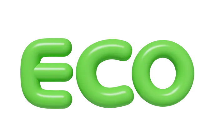 Ecológico  3D Icon