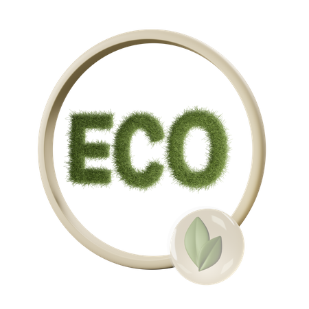 Eco  3D Icon