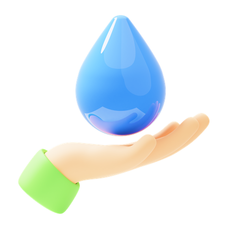 Agua ecológica  3D Icon