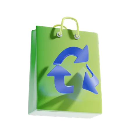 Eco Bag 3 D Icon Illustration 3D Icon