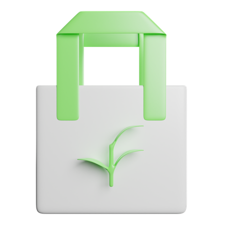 Bolsa ecologica  3D Icon