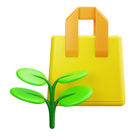 Eco Bag  3D Icon