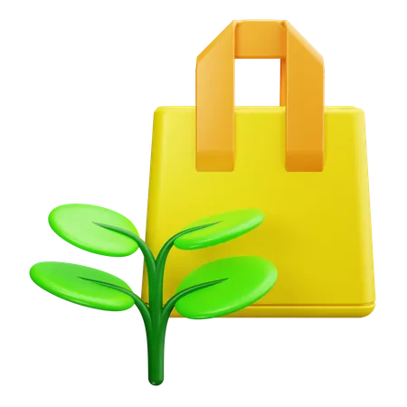 Eco Bag  3D Icon