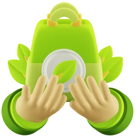 Eco Bag  3D Icon