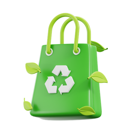 Eco Bag  3D Icon
