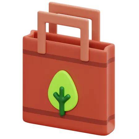 Eco Bag 3D Icon