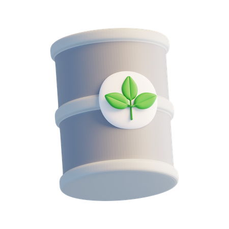 Eco Barrel  3D Icon