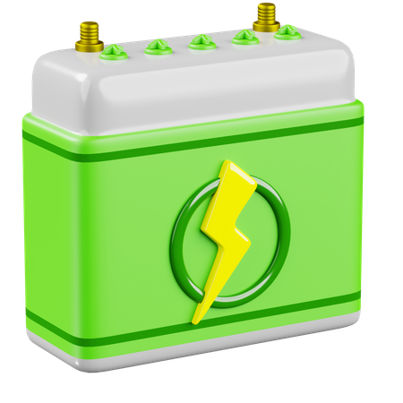 Batterie écologique  3D Icon