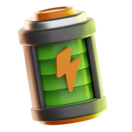 Batterie écologique  3D Icon