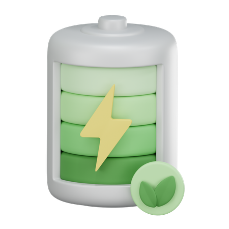 エコバッテリー  3D Icon