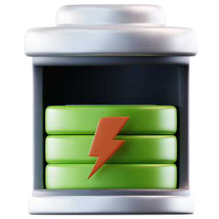 Eco Battery  3D Icon