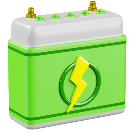 Eco Battery  3D Icon