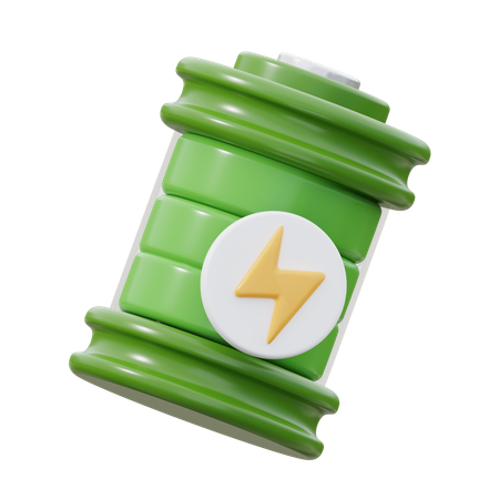 Eco Battery  3D Icon