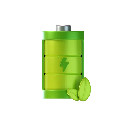 Eco Battery  3D Icon