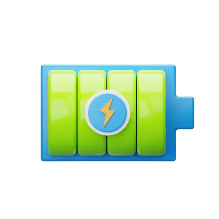 Eco Battery  3D Icon