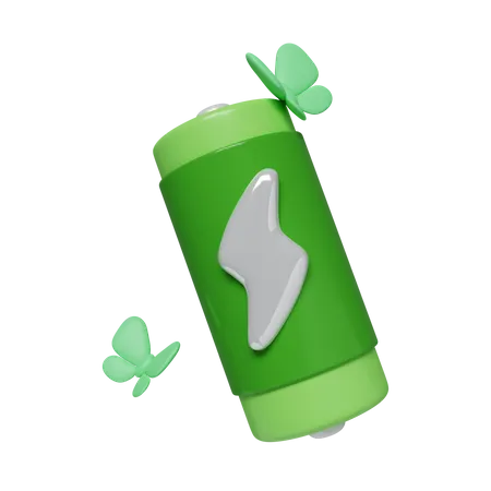 Eco Battery  3D Icon