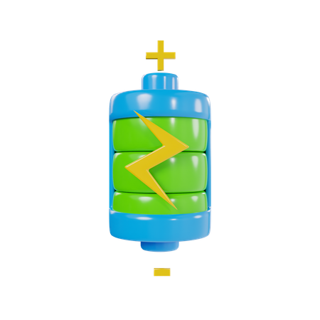 Eco Battery  3D Icon