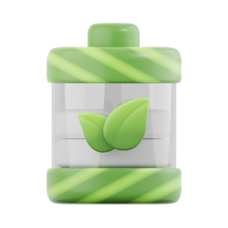 Eco Battery  3D Icon