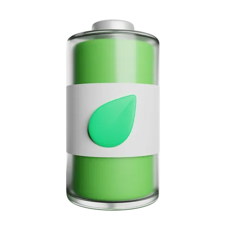 Eco Battery  3D Icon