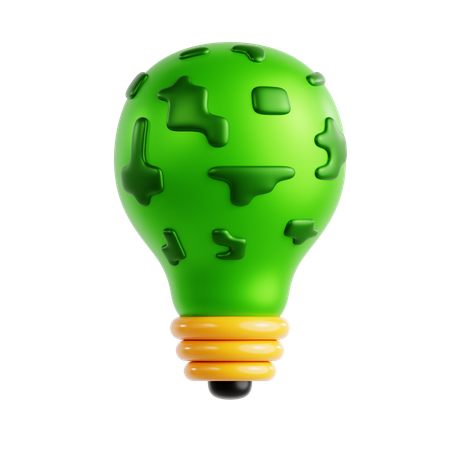 Eco Blub  3D Icon