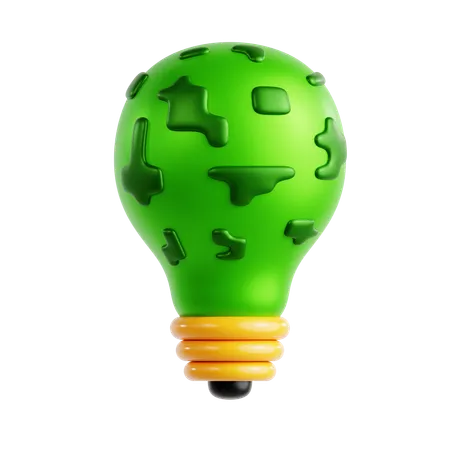 Eco Blub  3D Icon