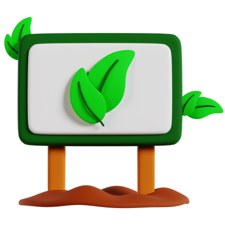 Eco Board  3D Icon