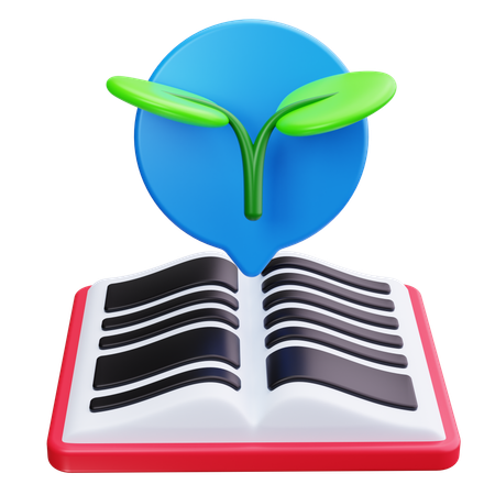 Eco Book  3D Icon