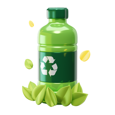 Eco Bottle  3D Icon