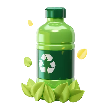 Eco Bottle 3D Icon