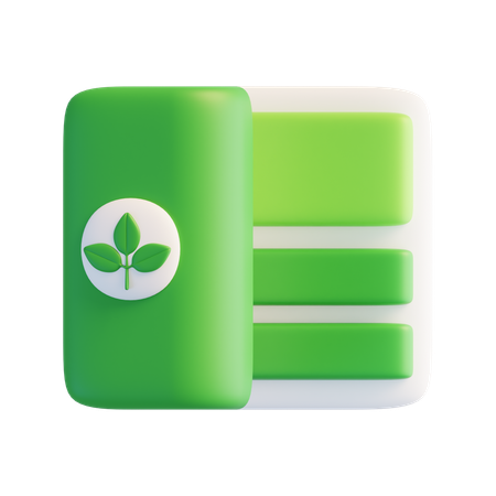 Eco Brochure  3D Icon