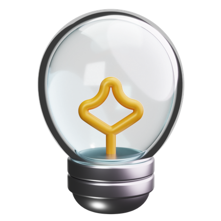 Eco Bulb  3D Icon