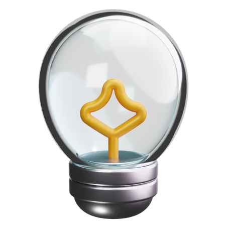 Eco Bulb  3D Icon