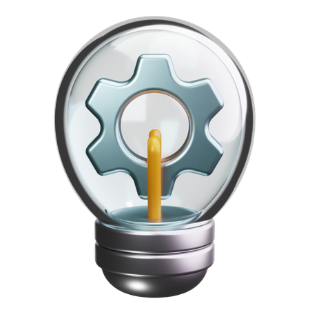 Eco bulb  3D Icon