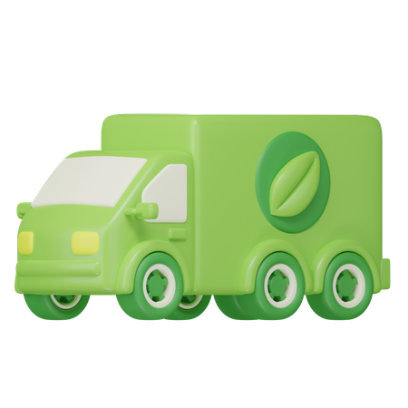 Eco Car  3D Icon