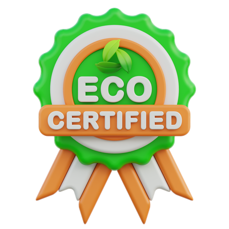 Éco certifié  3D Icon